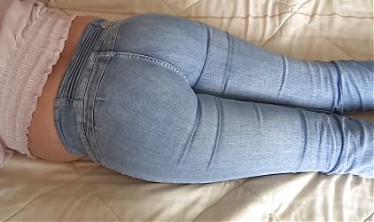 Look at my big ass with my jeans on and my jeans down, do you want to fuck it? - Compilation